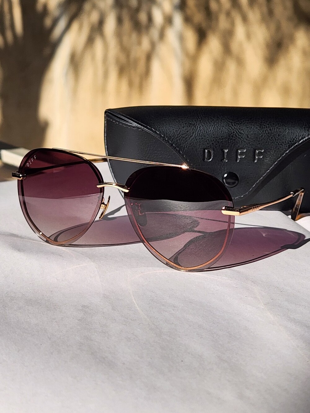 DIFF Lenox Aviator Sunglasses - Picture 13 of 16